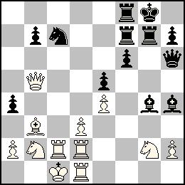 Annex Unto Heinonen 2 nd Prize, Die Schwalbe 1993 SPG 23,0 (12+13) C+ 1.é4 é5 2.Dé2 Lé7 3.Db5 Lh4 4.Lç4 f6 5.L g8 a5 6.Lb3 Sa6 7.ç4 0-0 8.ç5+ d5 9.ç d6 e.p.+ Tf7 10.d ç7 Dd4 11.d3 D b2 12.