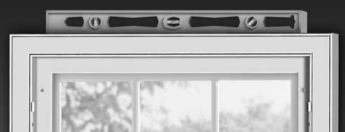 TOP 3" SILL L-frame with Sill Position the frame up to the window Determine your window type below to position frame correctly: If window has no molding but does have