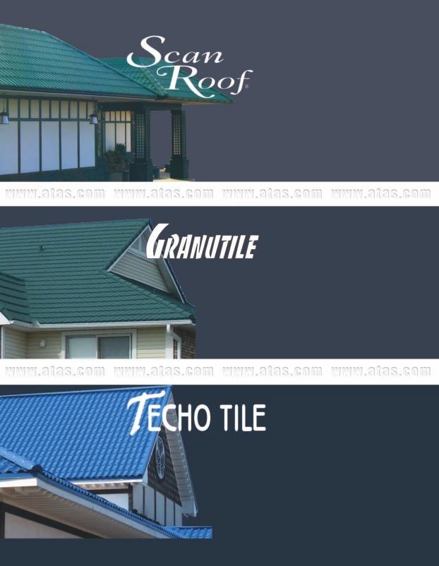 The perfect roofing system for severe weather areas, Scan Roof is a structural panel formed in a northern European tile shape.