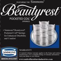 SIMMONS BEAUTYREST PROGRAM w 15 FRAMES w 32 COVER CHOICES w ROOM GROUPS & SECTIONALS w PRICES FROM