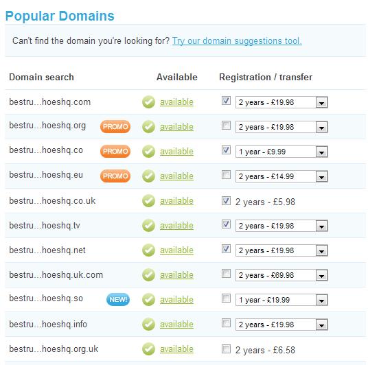 Purchase your domain name It might take a while but eventually you will come across a great domain name that isn t taken yet.