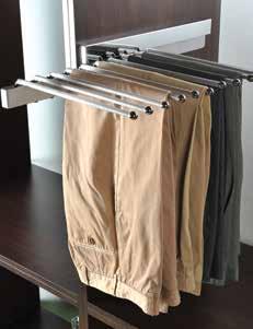ccessory Products inista Slide Out Pant Rack Universal left or right installation Housing: steel