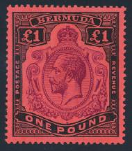 ...scott U$400 2012 * #97 1932 12sh6d King George V, mint, very lightly hinged, fresh and very fi ne.