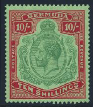 ...sg 723 x2018 x2019 2018 ** #SG 52b, 53 1918 4sh and 5sh King George V, both mint never hinged and fresh. Fine. Catalogue value is for hinged stamps.