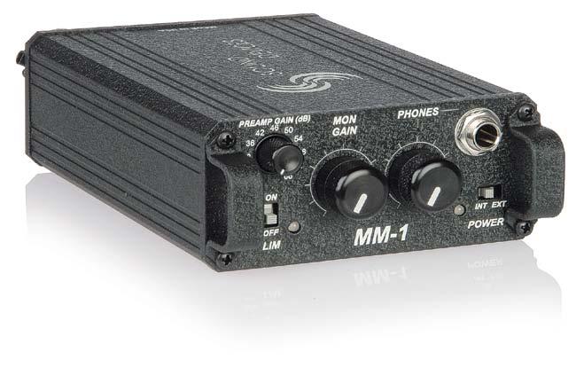 MM-1 Microphone Preamplifier with Headphone Monitor User Guide and Technical Information Sound Devices, LLC E7556 State Rd.