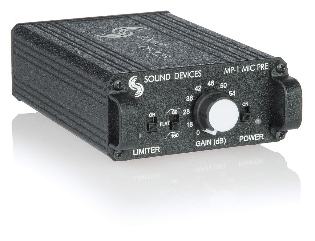MP-1 Microphone Preamplifier User Guide and Technical Information Sound Devices, LLC E7556 State Rd.
