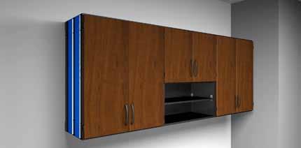 Continue to mount remaining cabinets and place in their approximate locations.