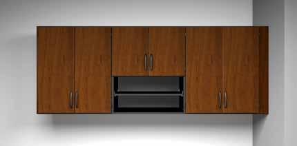 wall cabinets Concept to Completion 16 1 1/4" 17 Next, mount the overlay panel