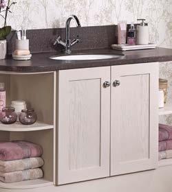 It provides the freedom to have any of our handcrafted bathroom furniture hand painted in the shade of your choice.