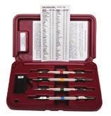 Accessories Deluxe Mohs Hardness pick set is a simple scratch tester that helps you determine the hardness of your foor and pick the right tools.