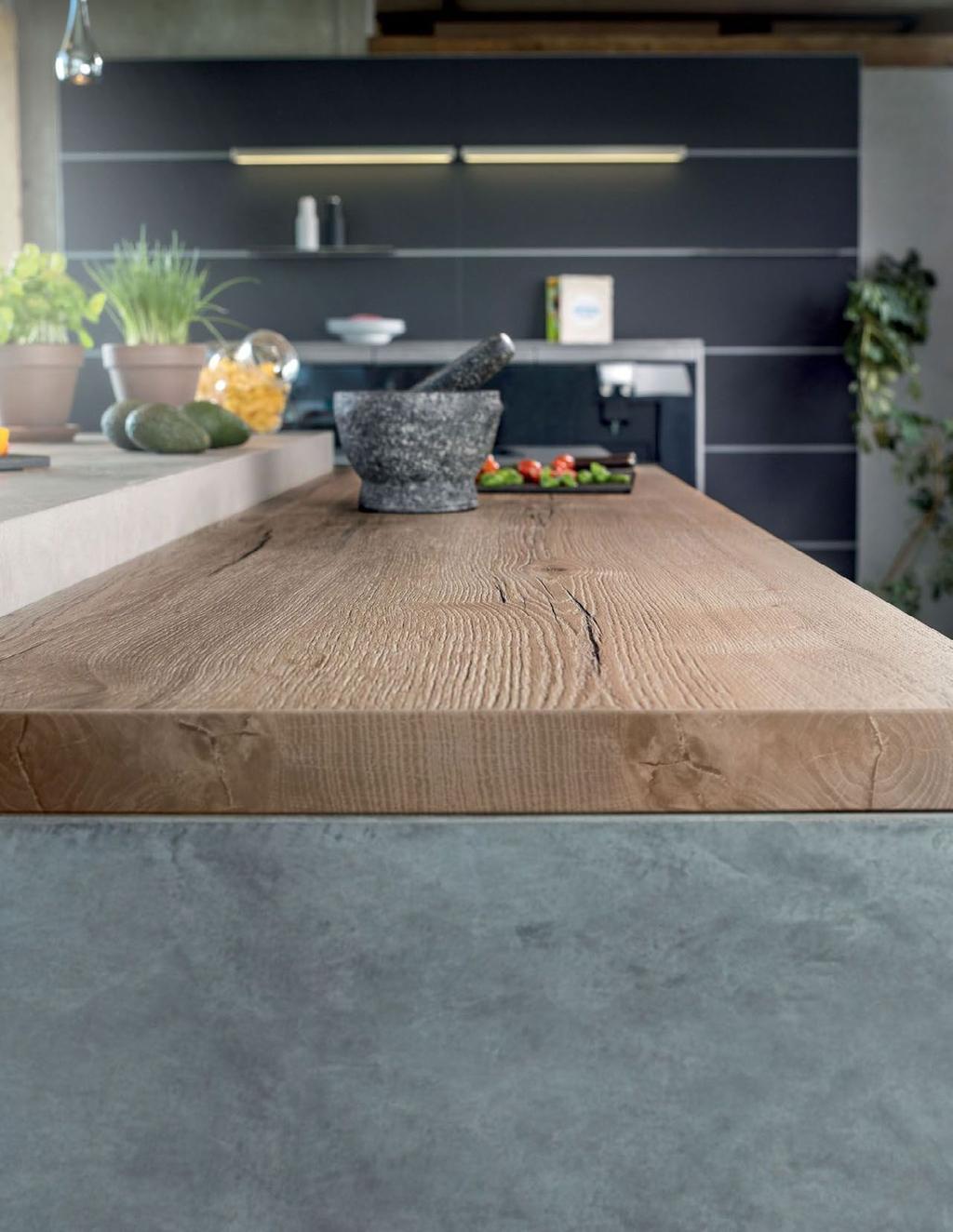 6 WORKTOPS ABOVE THE REST Ww A uniquely crafted worktop is within your reach with the stylish selection of Schenk worktops. Our worktops are constructed with durability in mind.