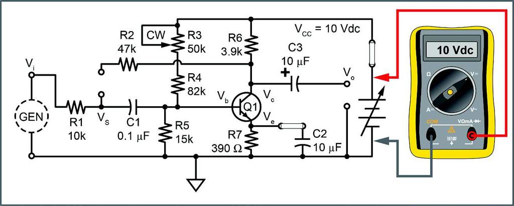 shown. Do not connect feedback resistor R2 at this time.