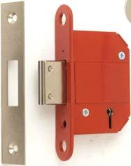 Higher security levels are delivered by a 20mm bolt throw on every lock, and both the and have hardened steel plates to resist drilling, and two hardened steel plates in the deadbolt resist