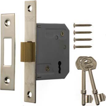 2 AND 3 LEVER MORTICE LOCKS The ERA Range of 2 and 3 Lever Mortice Locks are low cost and offer added security for internal doors and outside applications such as sheds.