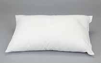 MICROSTOP PILLOW Outer: 100% white anti-dust mite treated cotton - Filling: 70% hollow silicon polyester fibres and 30% antibacterial polyester Weight: 550g 45