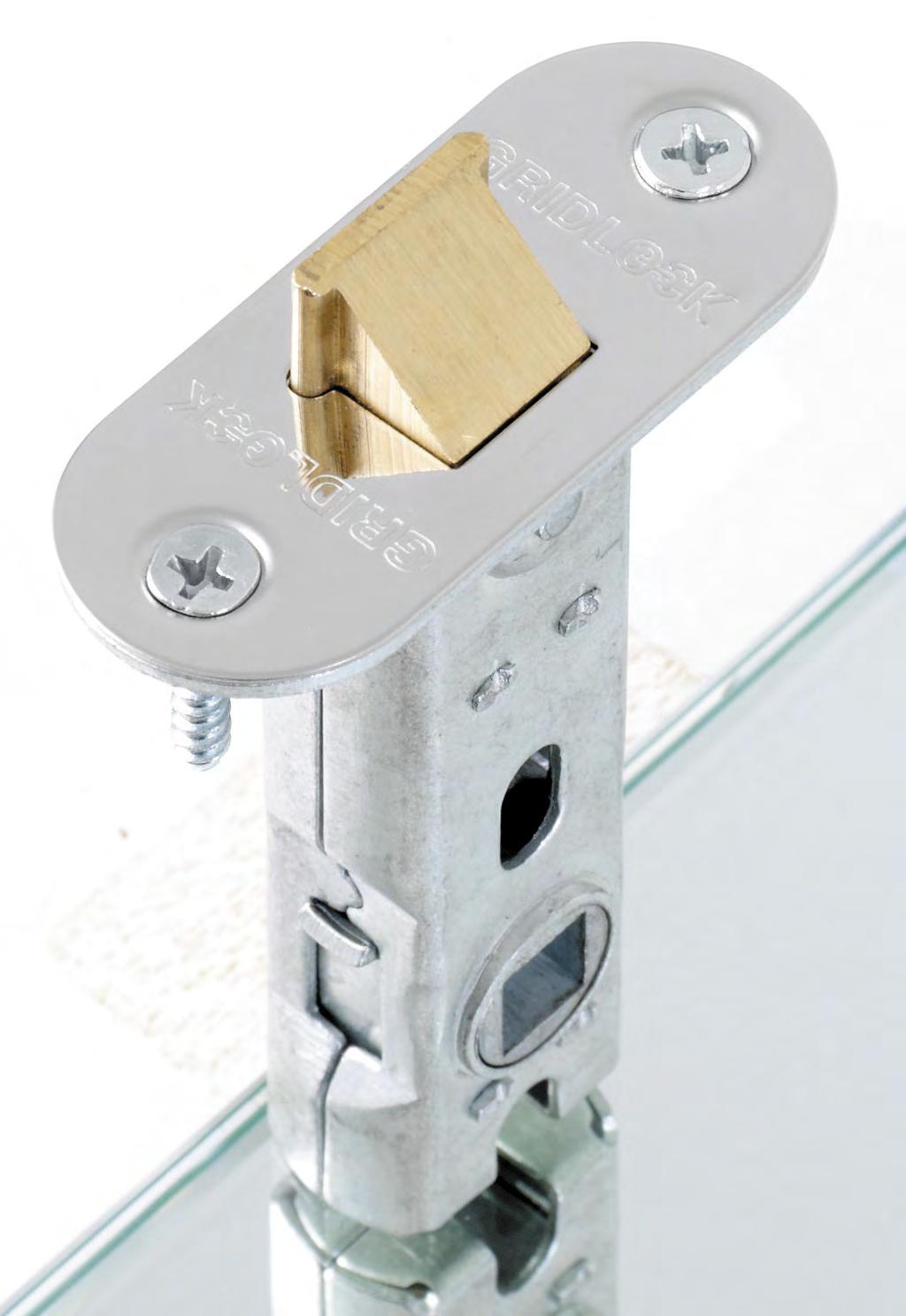 Lightly sprung, suitable for sprung lever furniture. Fits comfortably into 25mm diameter hole. Suitable for bolt-thru door furniture, from 30mm to 40mm centres.