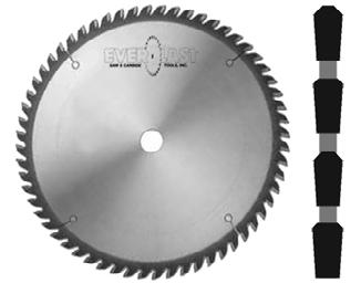 STANDD PURPOSE CUT-OFF SAWS SP Alternate Top Bevel INDUIAL BLADES For fine finishing cuts in plywood, veneered panels, masonite coated or uncoated, crosscutting in hard or soft woods.