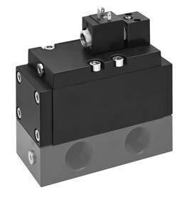 8 Directional valves Electrically operated 3/2-directional valve, Series 567 Qn = 13620 l/min plate connection Electr.