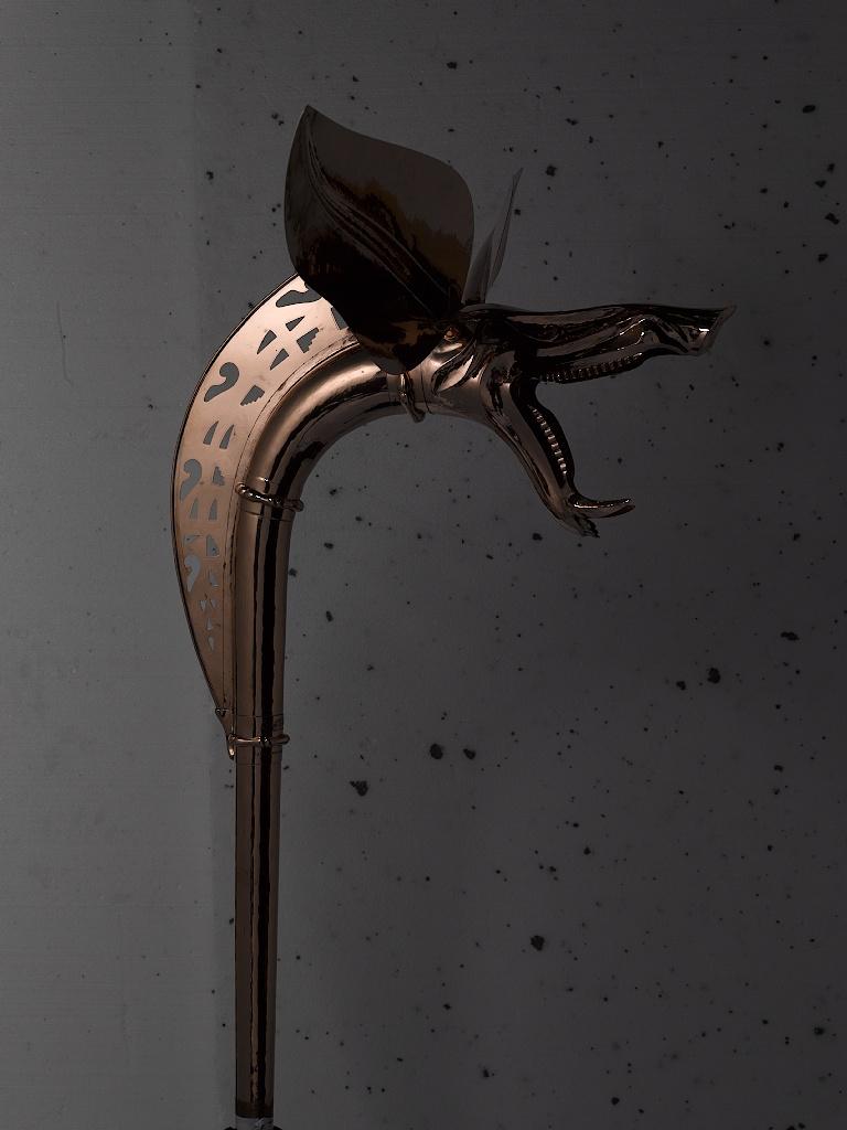 Here the lamp was moved around the Bronze Age Celtic trumpet to map out its visual characteristics, reflective qualities, textures and object form, using a combination of