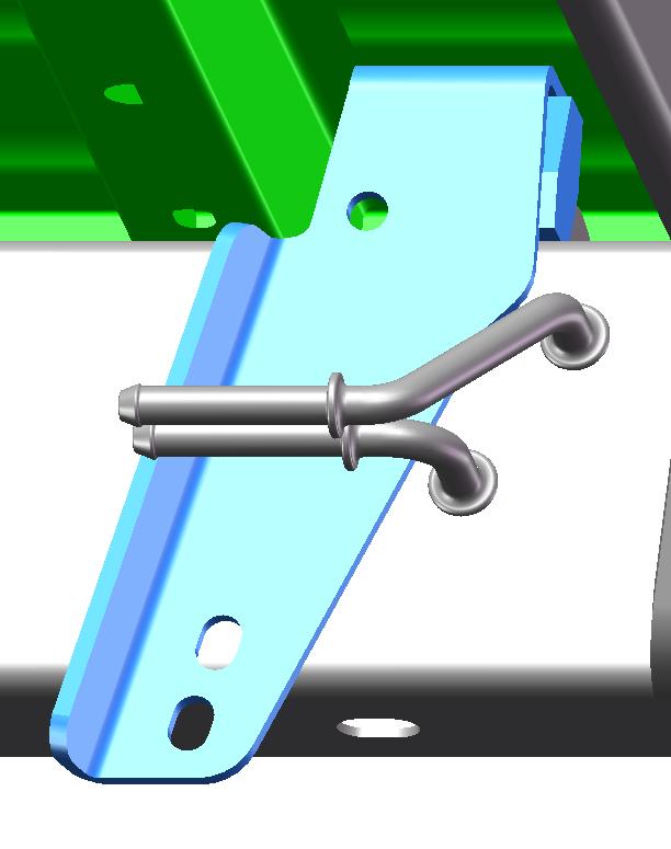 Spacer Plate 12C) Install passenger side rear bracket (#5) as shown in Figure 10.
