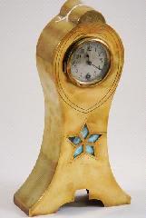 German oak cased mantel clock. Arthur Pequgnat clock Co. wall clock.