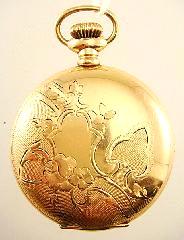 Lot # 453 453 Aubrey 10K gold filled pocket watch