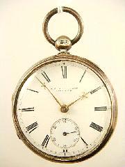 watch case, with a pocket watch.