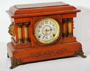510 Oak cased regulator wall clock. 535 Four boxes of clocks and clock parts. 511 Four clocks without works. 512 Quartz wall clock. 513 Ceramic wall clock. $1 - $5 $5 - $10 514 Cat wall clock.
