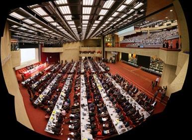 WRC-15 Overview 2015 World Radiocommunica/on Conference (WRC-15) took place in Geneva, SW, 2-27 November 2015 Over 160 Interna/onal Telecommunica/on Union members