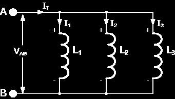 4.6 Inductors in Parallel Inductors are said to be connected together in Parallel when both of their terminals are respectively connected to each terminal of the other inductor or inductors.