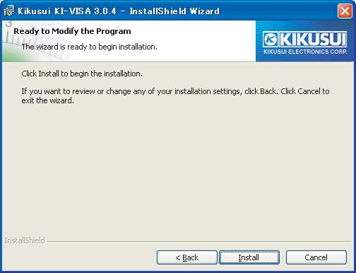 6 Click the programs you need. 7 Click Next. The installation start window appears. 2 Setup Fig.