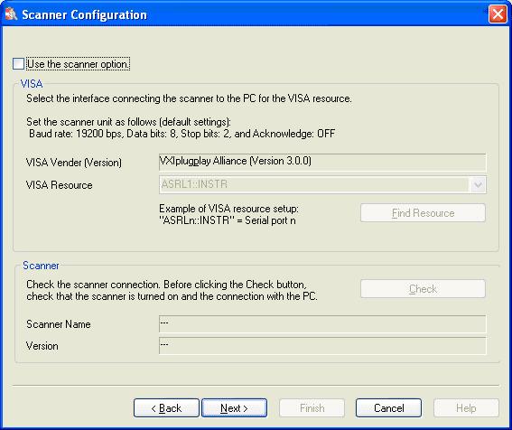 3System Configuration When not selecting the scanner option To select the scanner option,