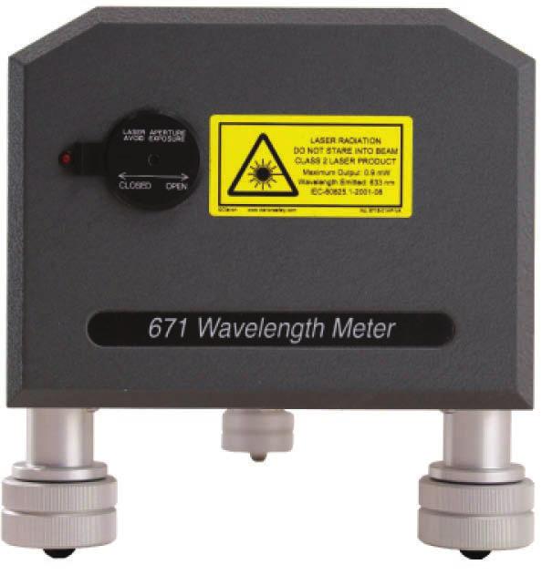 OPERATION The 671 Laser Wavelength Meter measures absolute laser wavelength with an unsurpassed level of versatility and convenience.