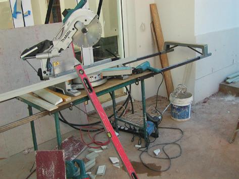 Tools required: Hand saw and mitre box Mitre saw with diamond blade recommended Tape measure, pencil etc.