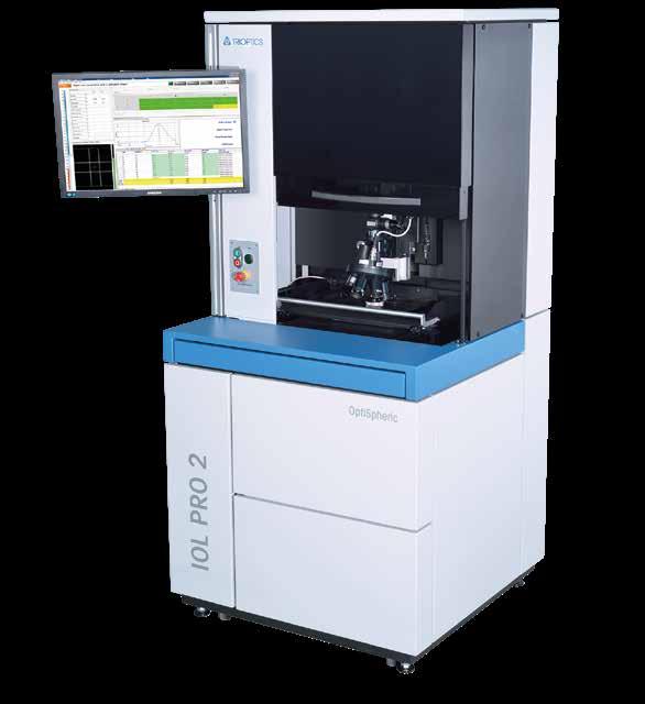 OptiSpheric IOL PRO 2 OptiSpheric IOL PRO 2 Efficient production requires the possibility of testing complete batches as perfromed by Opti- Spheric IOL PRO 2.
