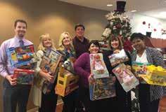 Our Associates volunteer and support our community throughout the year with various charities, toy drives, food drives, women and
