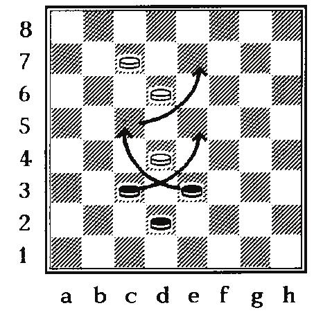 In a situation where two different capturing moves are possible, one of which would lead to the capture of more pieces than the other option, the decision on which option to choose is left to the