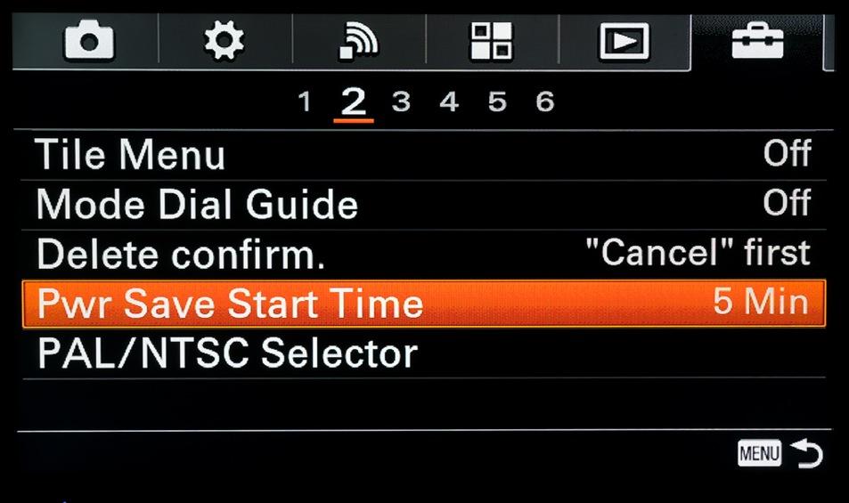 Setup: Power Save One setting that I would strongly recommend changing is the default time of the Power Save Start Time.