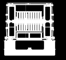 conductors per trunking unit (2 circuits possible per trunking unit) Depending on the application Separate single-bolt terminal block with hook system