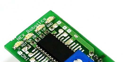 A3982 Stepper Motor Driver module Introduction: A3982 35V, 2A Stepper Motor Driver is the most ideal driver for the Micromouse. It can drive bipolar stepper motor with full and half stepping.