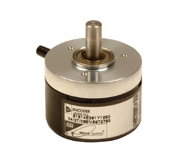 MODEL S15 Incremental Optical Rotary Encoder Up to 200 KHz frequency response all channels Small compact size: 1.51 diameter 1.00 dia.