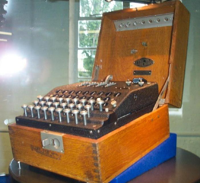 A German Enigma cipher