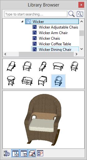 Adding Exterior Furniture 3. In floor plan view or a 3D view, click on the deck to place a chair symbol. You can continue clicking to place more chairs. 4.