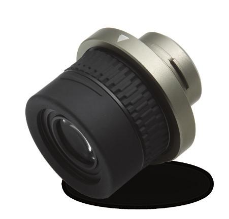 To detach the eyepiece, find the release tab or lock on the underside of the eyepiece.