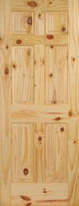 but have been engineered for improved stability KNOTTY PINE 6 PANEL
