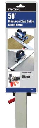 STRAIGHT EDGE CUTTING GUIDE Enables accurate crosscutting