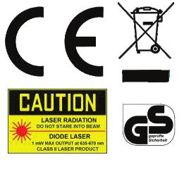 User Safety Laser output sign lies near the output aperture. Do not stare directly into laser beam. Do not disassemble the instrument or attempt to perform any internal servicing.