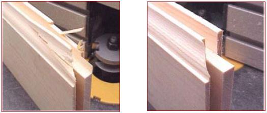 Make Test Cuts and Setup Blocks before Cutting Project Wood 1. Find scrap wood in the same thickness as the project wood. 2. Make test cuts and joints. 3.