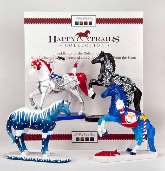 Winter 2012 Figurines We are proud to introduce the Happy Trails Collection, a companion to the classic Painted Ponies figurines.