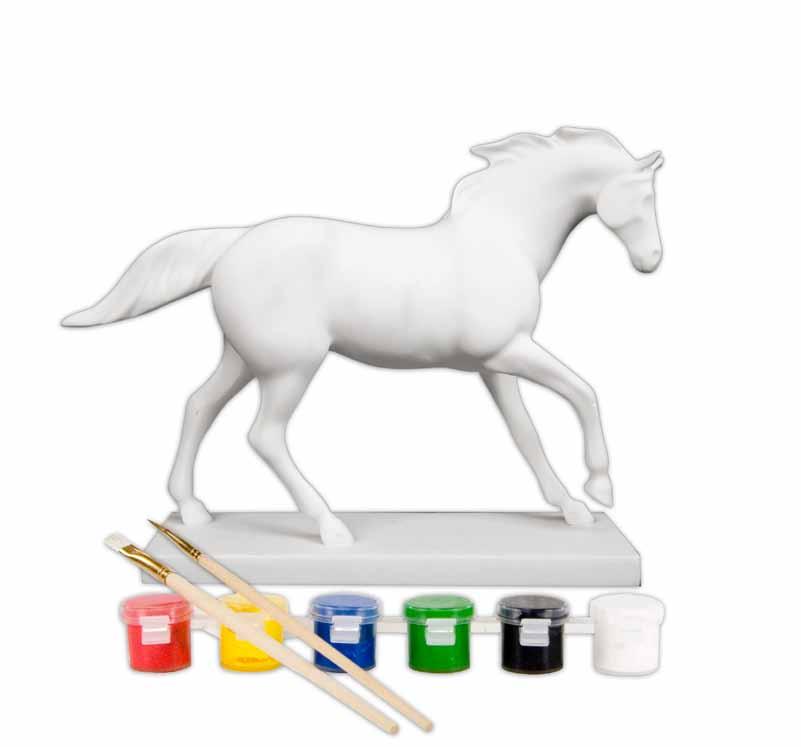 Paint Your Own Pony Artist s Sets White Running Horse Paint Your Own Artist s Sets invite everyone to discover
